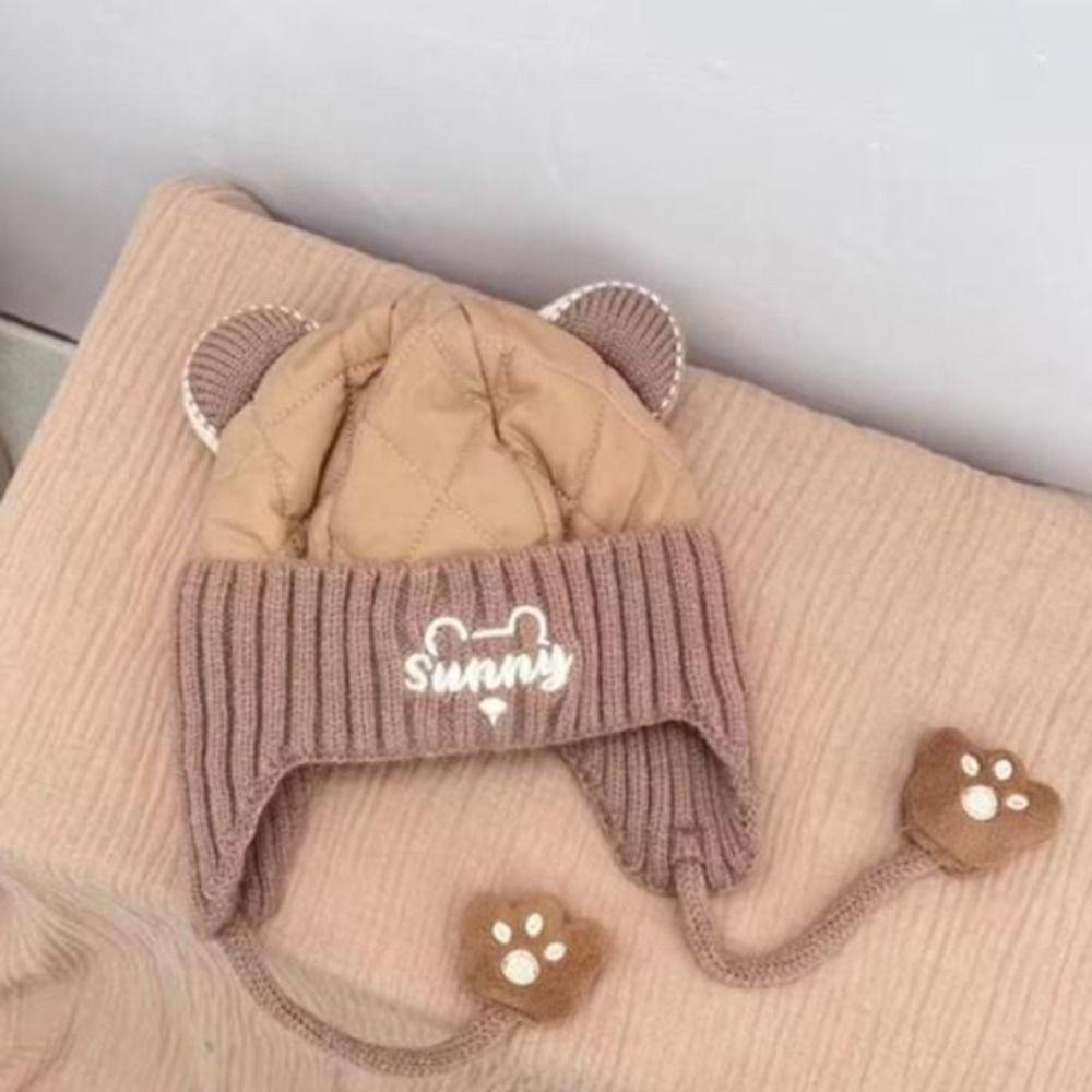 Soft Baby Ear Protection Cap Warm Kids Beanie Caps Kawaii Toddler's Lei Feng Hat  Winter Season