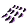 11PCS Golf Club Headcover Set Neoprene Numbered Golf Club Head Protector for Outdoor Purple