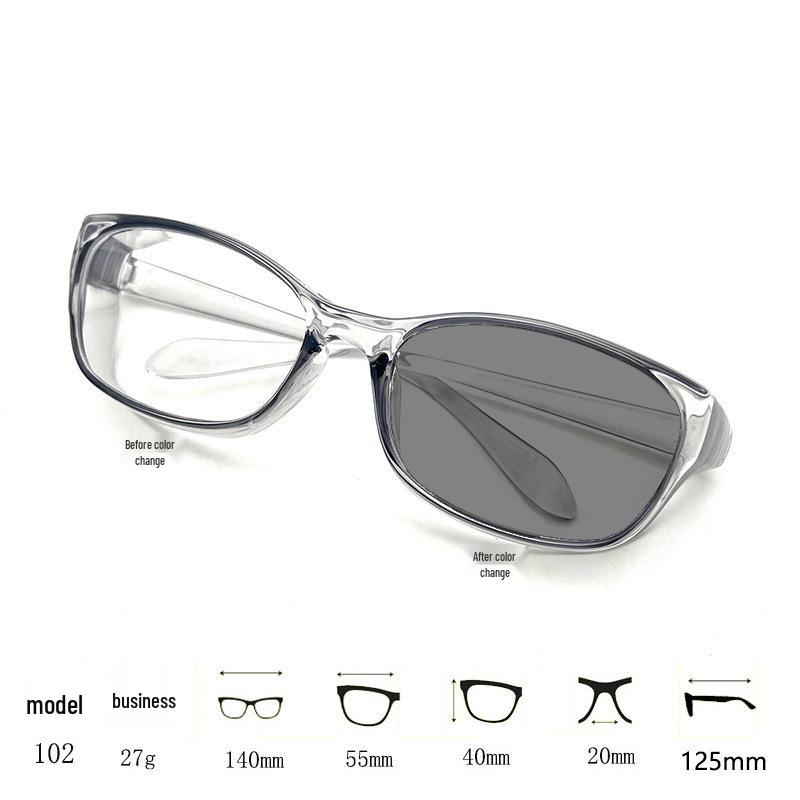 New Anti-Pollen Silicone Ring Polarized Photochromic UV Protection Anti-Fog Sunglasses