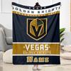 Golden Knights Vegas Pride Personalized Text Blanket Gift Customizable Blanket Ultra-Soft Throw For Chair Nap Couch Bedding for All Occasions