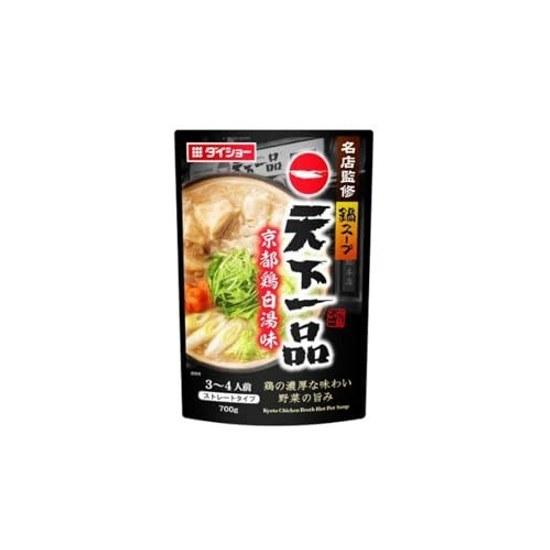 Famous Restaurant Supervised Pot Soup Tenkaippin Kyoto Chicken White Flavor 700g Dai Sho1 Piece
