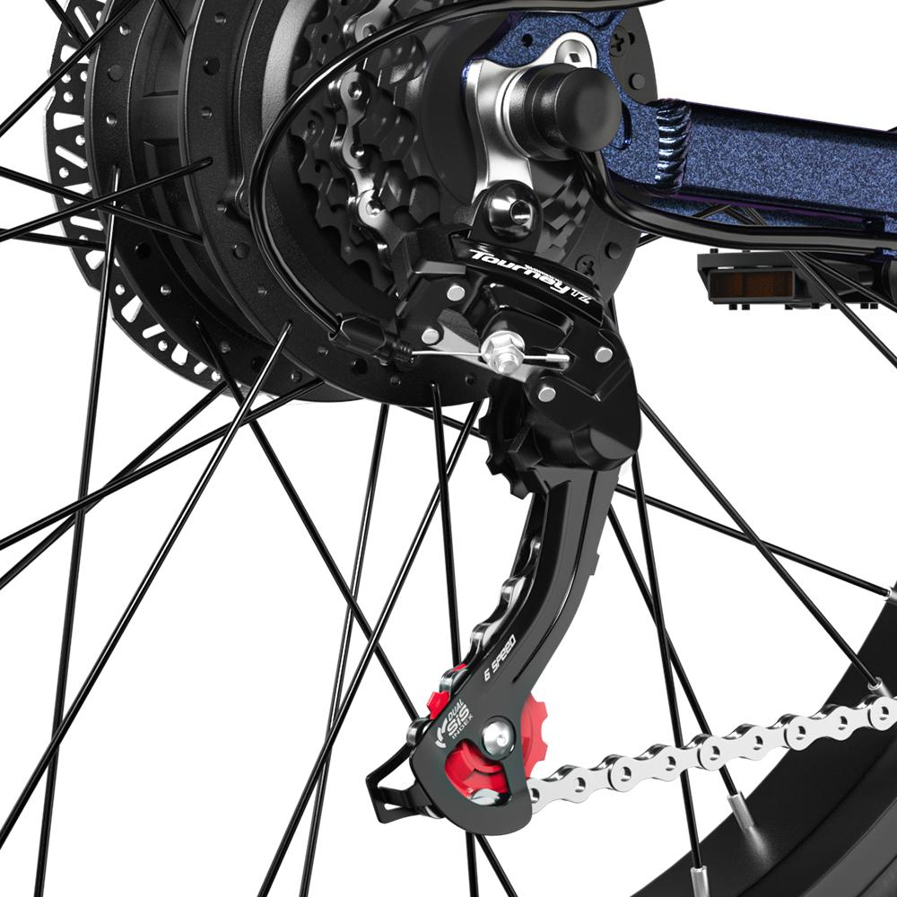 Shengmilo MX03 Electric Bike 26 Inch E-Mountain Bike E-Bike 840WH SAMSUNG Battery Electric Cycling with Fat Tire,BAFANG Motor 500W