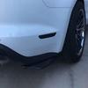 Carbon Fiber Black Rear Bumper Diffuser Side Fender Spoiler Lip Canard Protector