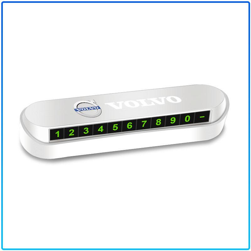 New Car Temporary Parking Card Plate Badge Car Styling For Volvo 240 C70 S40 S50 S60 S70 S80 S90 V40 V50 V60 V90 XC40 XC60 XC90 Vnl Truck