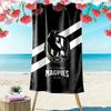 Magpies Spirit Print Beach Towel, Large Soft Quick Dry Towel for Beach Camping Swimming