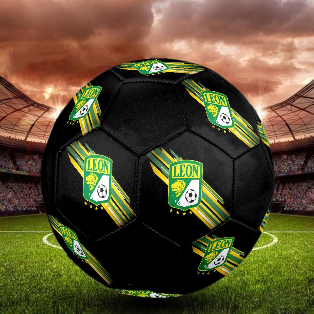 1pc Club Leon Soccer Ball Size 5 Indoor Soccer Ball Fashion Colorful Backyard Game - Great For Sports Fans Gift HE41