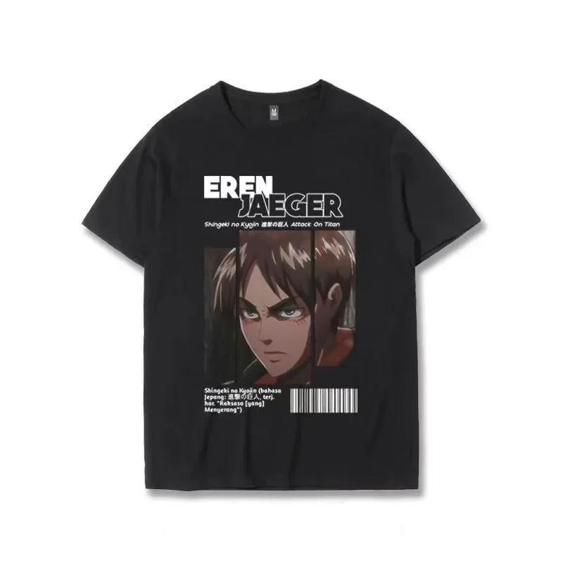 Japanese Anime T Shirt Scouting Legion Clothes Shingeki No Kyojin Tee Shirt Attack On Titan Giant Short-sleeve T-shir Men Women