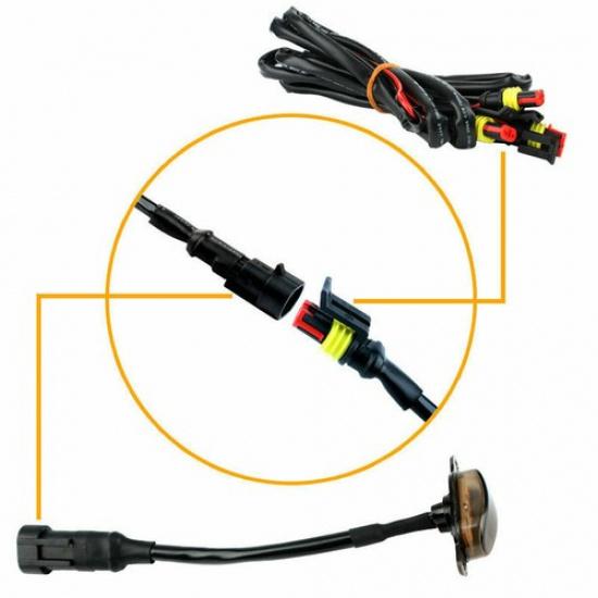 3x Grille LED Light Raptor Style Trim For Chevrolet Silverado 1500 2016-