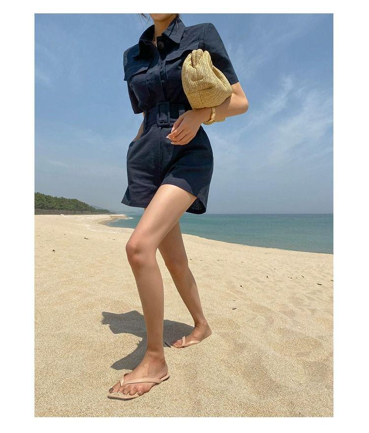 Women's Summer 2026 Chic Two-Piece Set: Petite Professional Workwear Shorts & Suit
