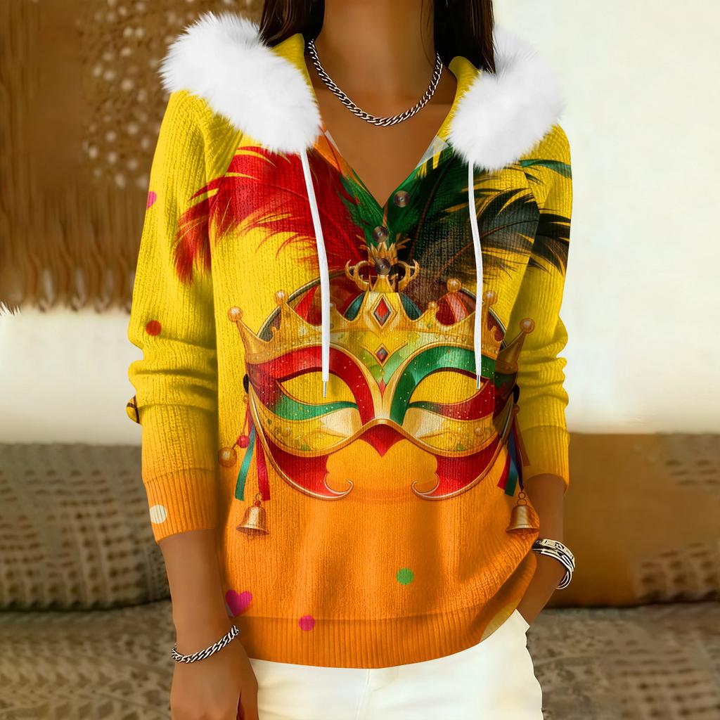 Dámský kabát s dlouhým rukávem a kapucí, zimní teplý kabát-bunda