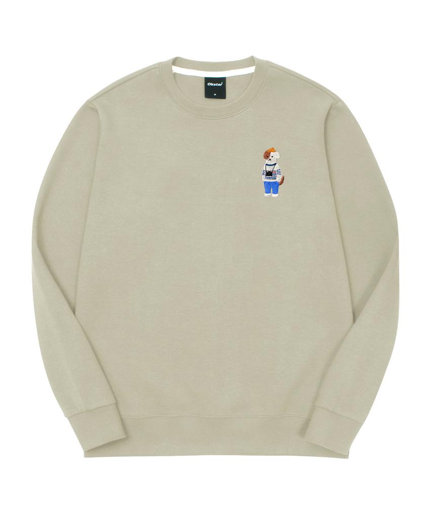 OKSTAR Mini-Me Photographer Brodog Embroidered Double-Sided Sweatshirt (Type B)