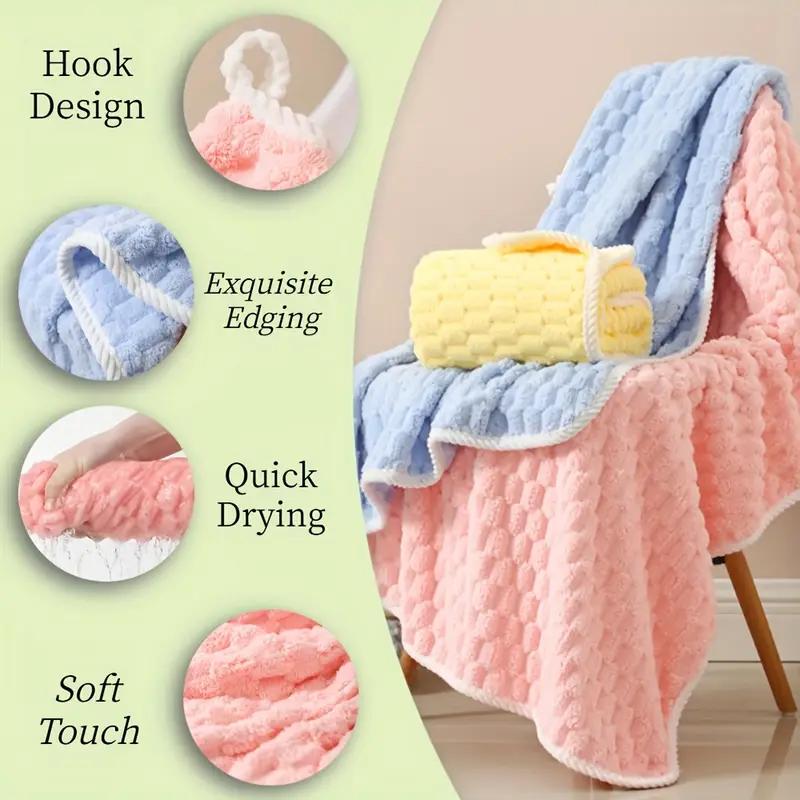 1 Pcs Large coral fleece bath towel, 90*180cm/70*140cm towel, light, soft and comfortable, absorbent and quick drying