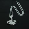 Amazon hot-selling hip-hop fashion new Hustla Money pendant necklace necklace European and American cross-border trendy brand jewelry