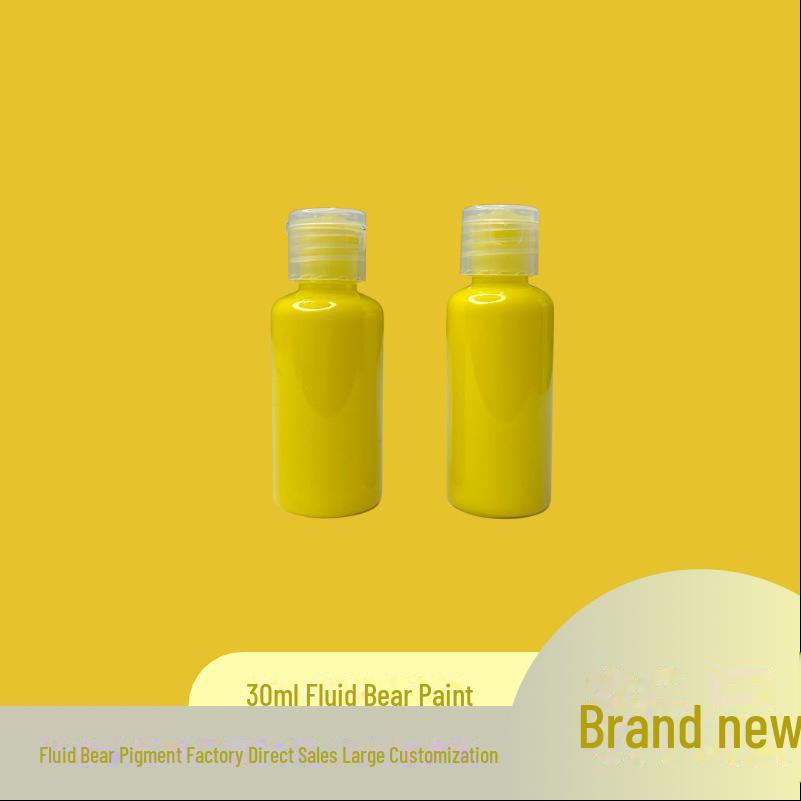 Fluid Bear Acrylic Paint DIY Kit: Handmade Graffiti Doll Drawing Supplies for Hot Sale
