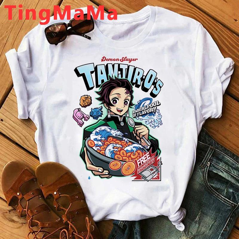 Demon Slayer Rengoku T Shirt Unisex Kimetsu No Yaiba Tshirt Anime Uzui Unisex Cartoon Tanjiro Inosuke Zenitsu Nezuko T-shirt Unisex