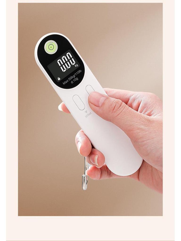 Rechargeable 50kg Handheld Luggage and Fishing Scale