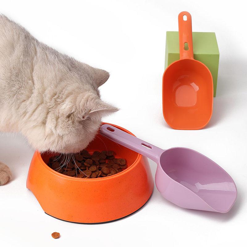 3pcs Plastic Dog Food Shovel, Colorful Pet Food Scoop for Dogs & Cats - Easy Scoop & Serve, Pet Supplies