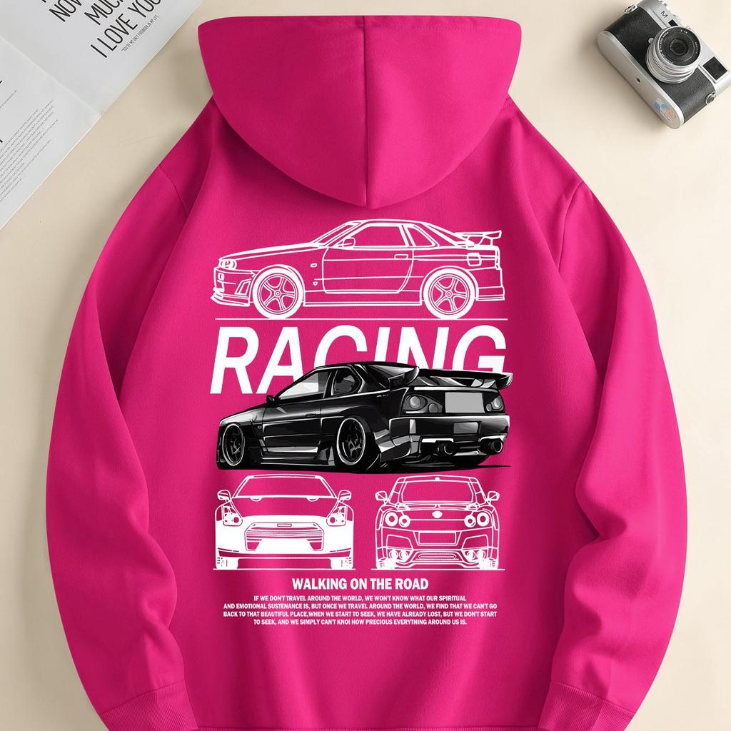 2025 Neuer Stil Herren- und Damen-Klassisches Trendiges Kapuzensweatshirt für Herbst und Winter, Lässiges Design, Sportliches Shirt