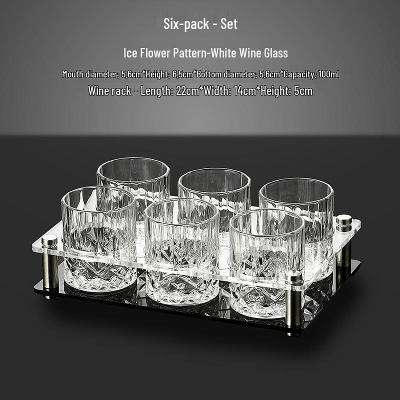 Light Luxury Crystal Baijiu & Beer Shot Glass Set