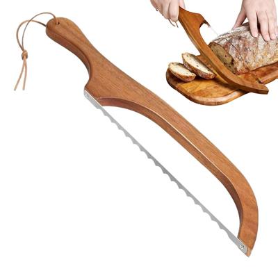 Bread Saw Bread Cutter with Curved Head Manual Bread Slicer for Precise Sourdough Slicing Kitchen Baking Tool