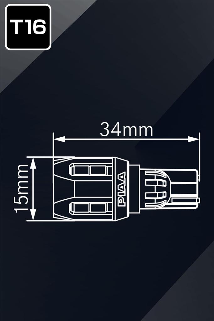 PIAA Car Bulb Back Light LED 6600K Built-in Constant Current