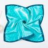 1 Peça Bandana Comissários de Bordo 50x50CM Moda Poliéster Elegante Lenços Quadrados Hijab Femininos