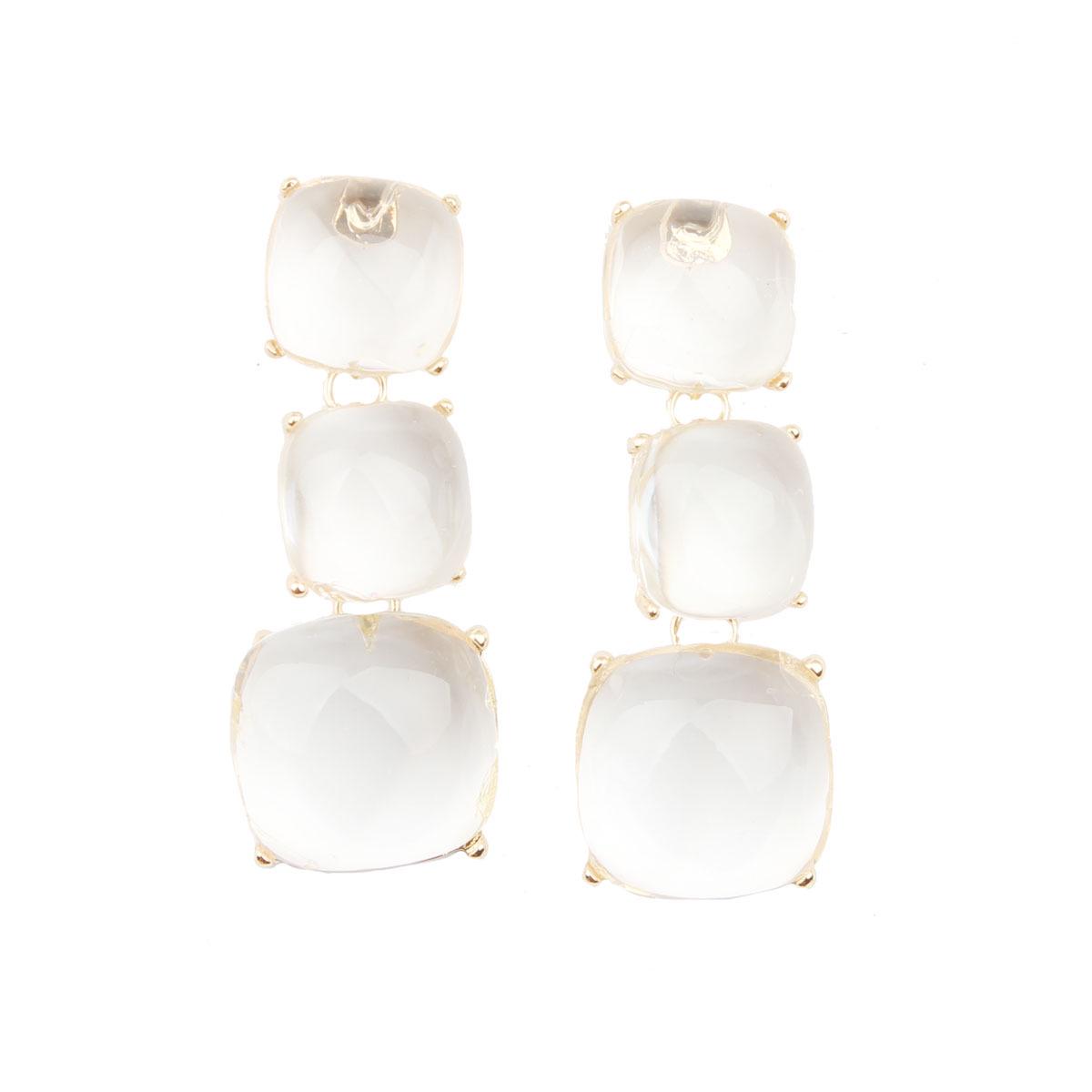 

Комплект ручной работы из акриловых цветных блоков - Универсальные хрустальные украшения для женщин