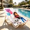 Gabby's Dollhouse Print Beach Towel Design, Soft, Lightweight. for Home Bathroom, Spa, Pool, Yoga, Surfing, Camping, Gift for Family, Friend