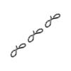 300PCS Multi-Purpose Fly Fishing Snap Stainless Steel Lure Snap Durable Fishing Snap  Trout Fishing