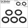 Bicycle Thru Axle Skewer Spacer M12x4mm/5mm/6mm/1.5mm/0.5mm MTB Fat Bike Shaft Skewer Washer Bike Hub Skewer Flat Spacer Washer
