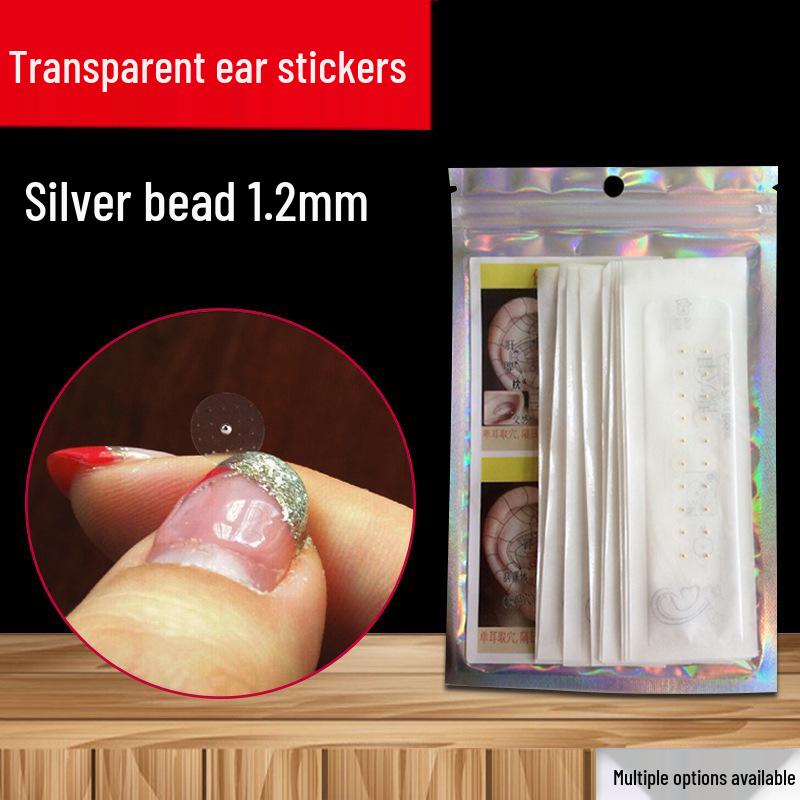 Transparent Acupressure Ear Patches - Pressure Stimulation & Massage with Steel Beads