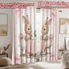 2D flat Photography Backdrop Popular Party Backdrop Easter Bunny Tea Py 100% Polyester Family Party Perfect for Holiday