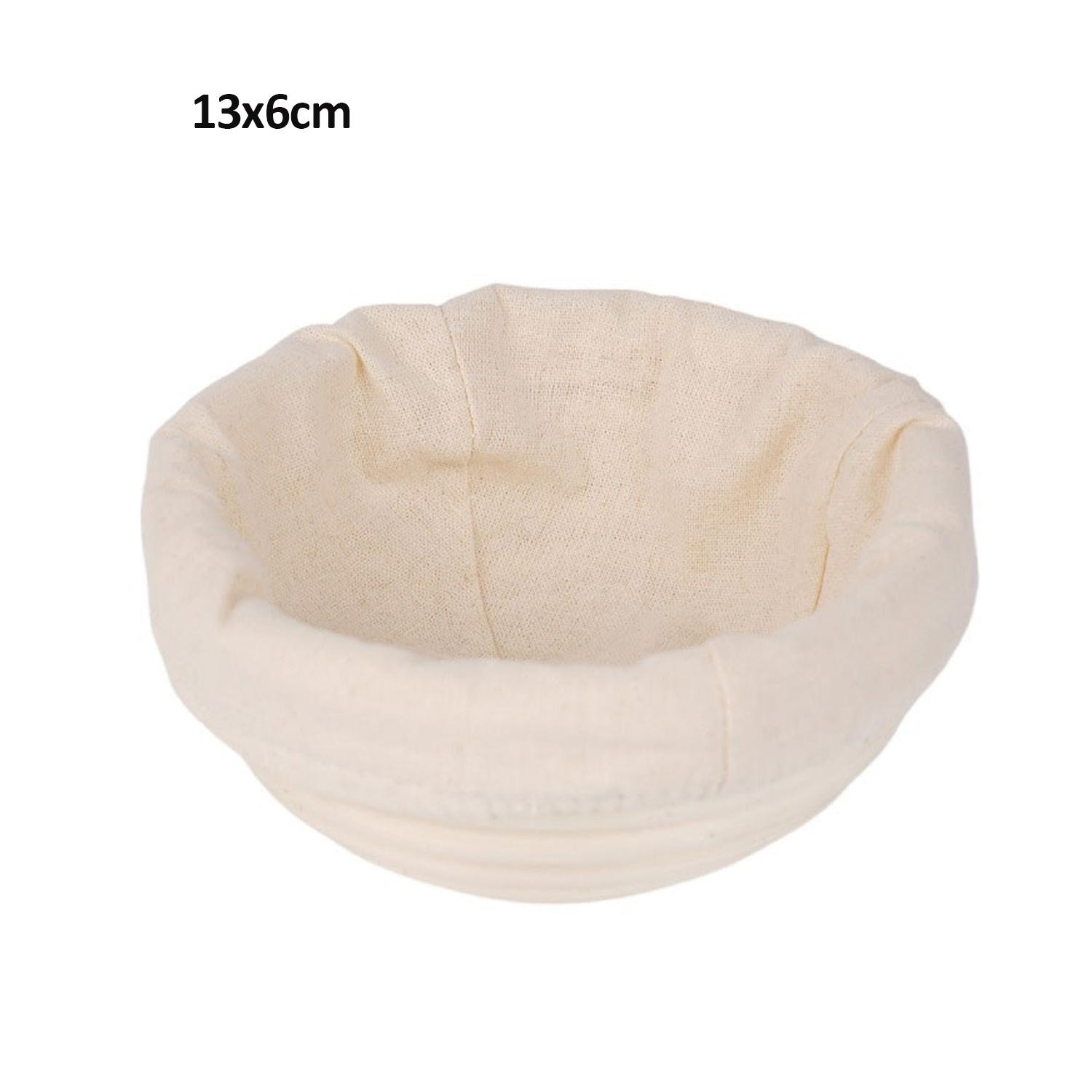 

Круглая/овальная корзина для брожения хлеба, корзина для хранения выпечки, плетеные вручную ротанговые миски, тканевая подкладка, бытовая кухонная утварь для выпечки