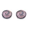 Hot-selling Rose Contrasting Color Enamel Color Stud Earrings Pure Hand-painted Craftsmanship Original Fashion Earrings Women's Earrings