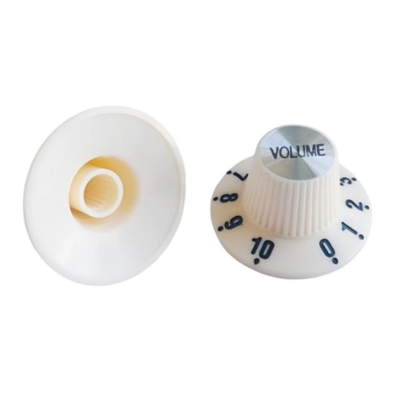 Professional 29x16mm Sound Controls Guitar Effect Knob With Textured Grip And Clear Number Markings