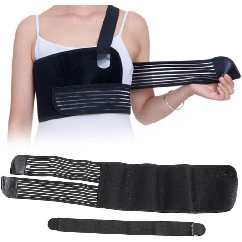 

Пояс для сломанных ребер, Дышащий эластичный бандаж для поддержки ребер для мужчин и женщин, Фиксирующий пояс для сломанных ребер для защиты треснувших, сломанных или ушибленных ребер