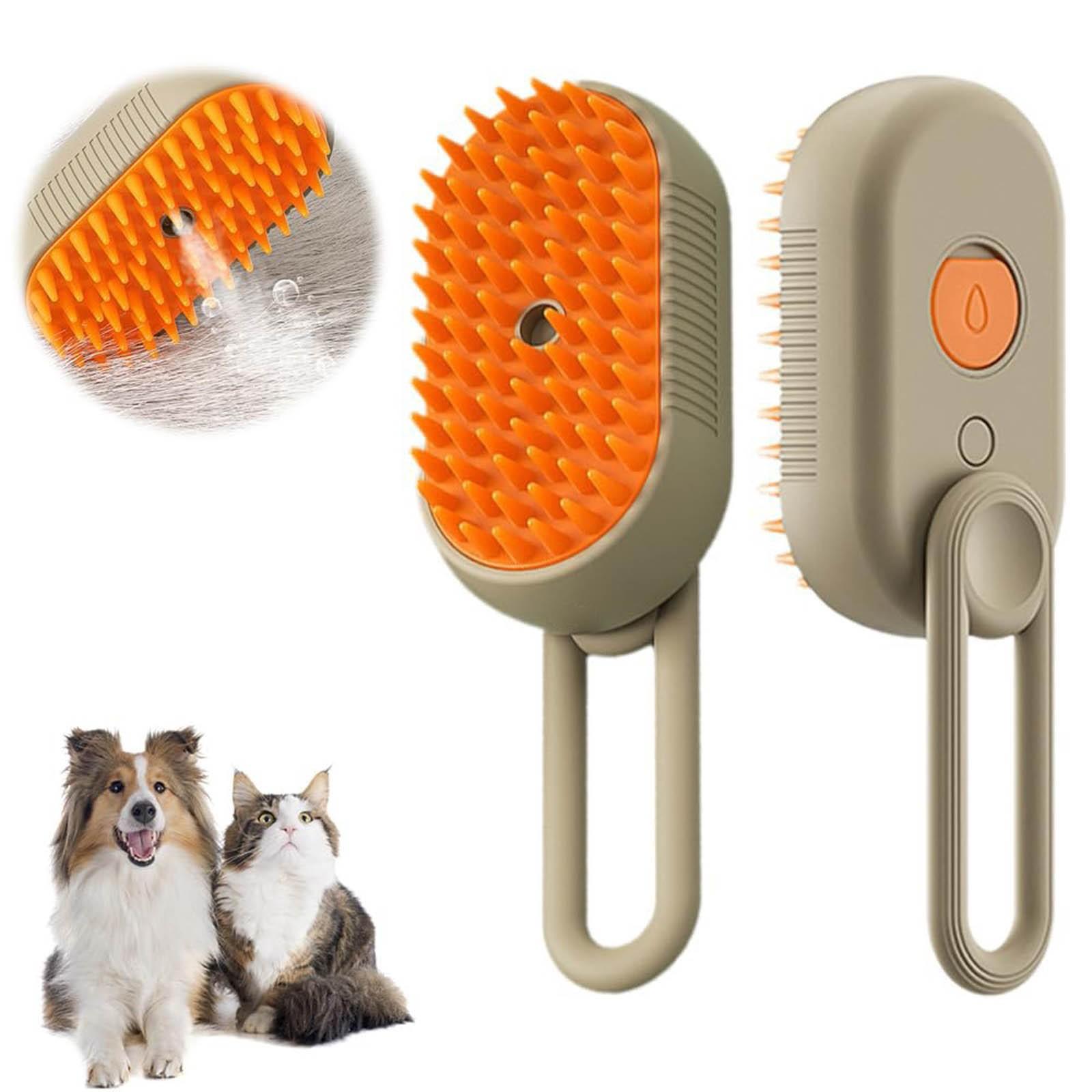

20ml Pet Steam Groomer Brush, 2025 New Steam Cat Steam Brush For Sheddin Grooming, Massage, Cleaning, Multifunctional Hair Removal Comb For Cats Dogs One Size
