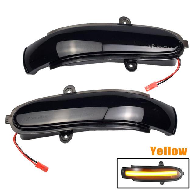 LED Dynamic Turn Signal Light Side Mirror Blinker Sequential Lamp For Mercedes Benz C Class W203 S203 CL203 2001-2007