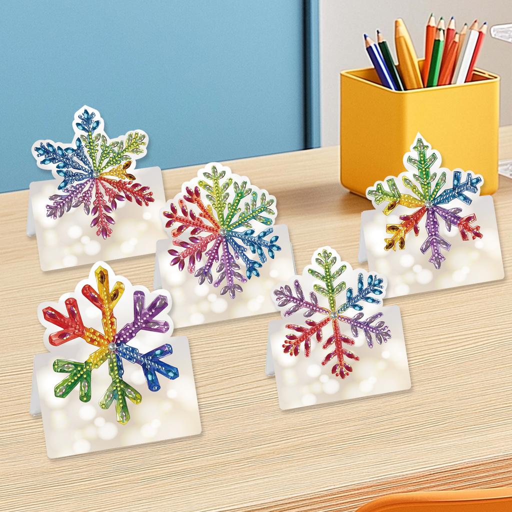 6pcs Butterfly Flower Adult DIY Diamond Art Greeting Cards Handmade Diamond Art Handmade Cards for Birthday Thank You Friendship