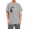 T-shirt con Firma Cr7 Cristianoed Ronaldoed Uomo Y2K Base Cotone Puro T-shirt Spiaggia Girocollo Magliette alla Moda Taglie Forti
