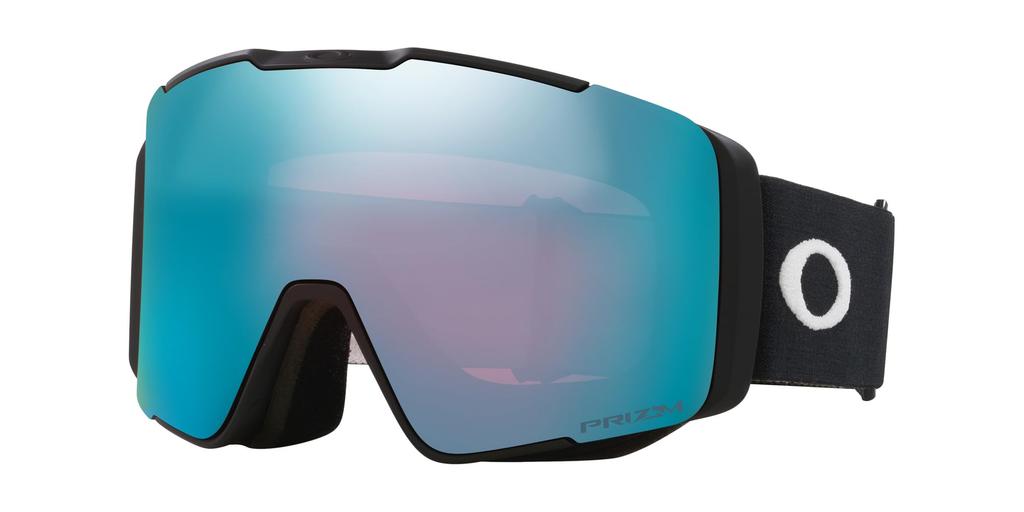 Oakley LINE MINER PRO M ASIA Matte Black Prizm Sapphire Iridium Prizm Iced Iridium One Size Goggles, Frame, & Lens,