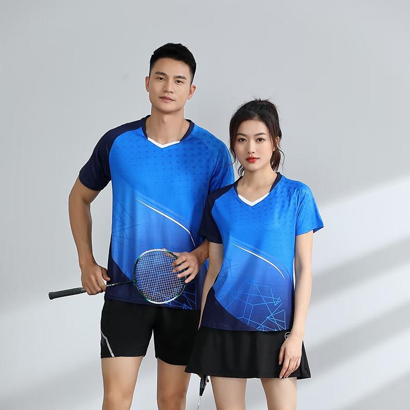 Korean Style Quick-Dry Breathable Table Tennis & Badminton Clothing Set for Men and Women - New Spring/Summer