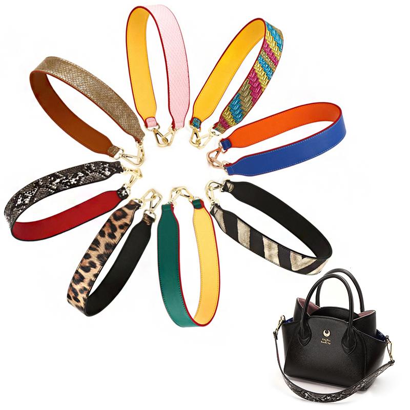 58cm Wide PU Leather Bag Handles Women Underarm Shoulder Strap Replacement Handbag Belts Lady DIY Purse Accessories Detachable
