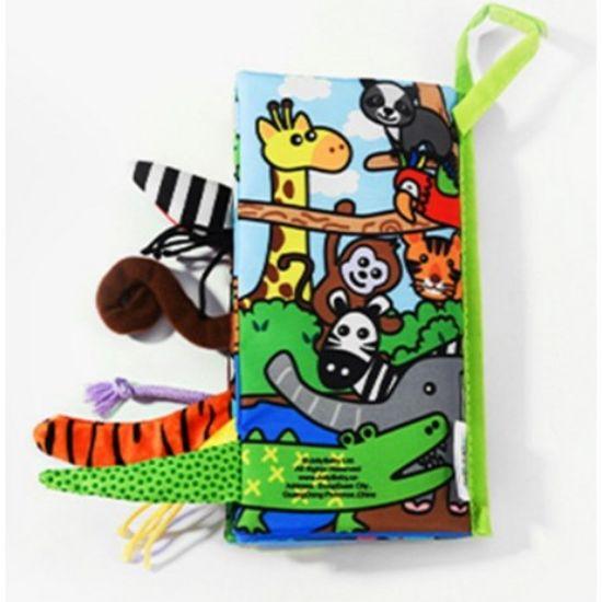 Jollybaby 3D Tail Cloth Book - Jungle Tales