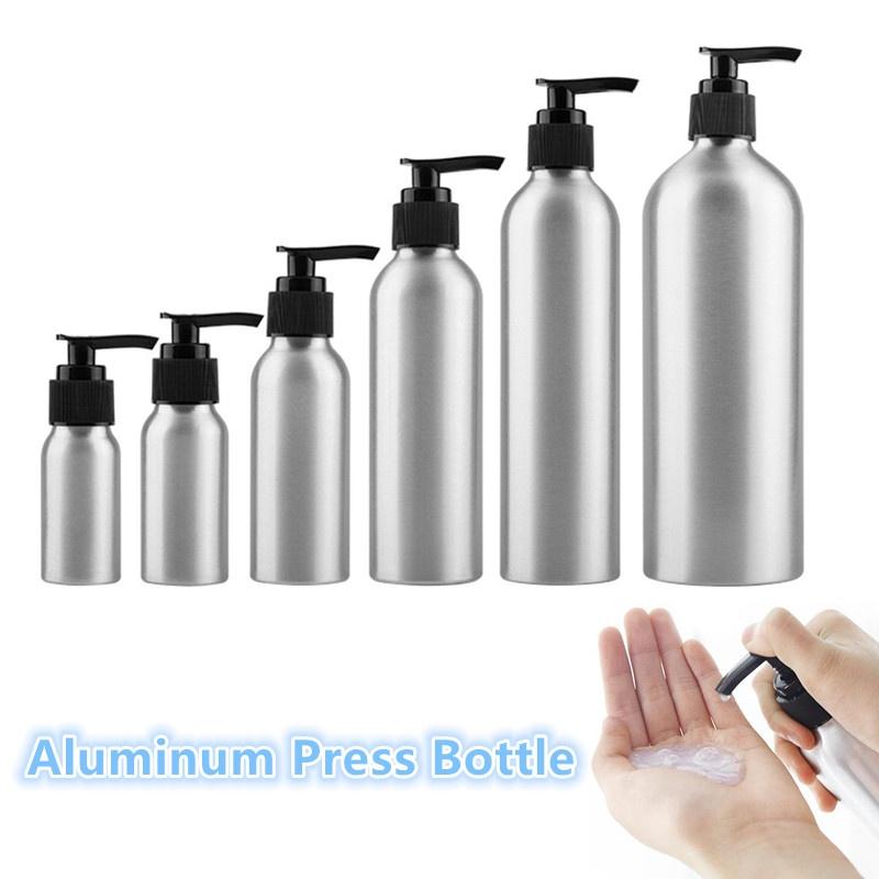 Refillable Foaming Soap Dispenser Portable Rustproof Aluminum Press Bottle Shampoo Shower Bottles Kitchen Bathroom Accessories