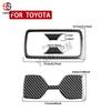 Rear Water Cup Holder Carbon Fiber Sticker for Toyota RAV4 XA50 2019 2020 2021 2022 2023 2024 Accessories