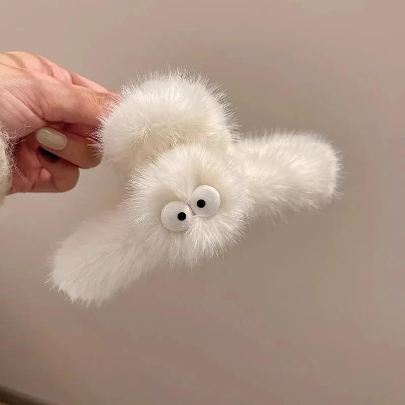 

Cute Plush Hair Claw Elegant Plush Clamp Fashion Shark Clip Fashions Women Girl Clip Hair Accessories Gifts