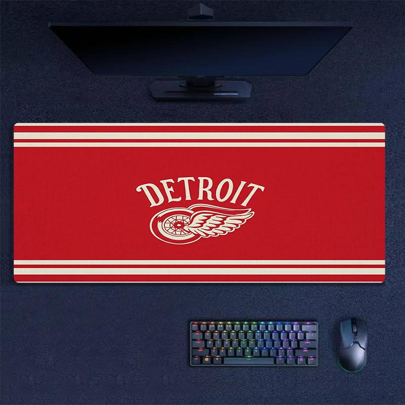Detroit Red Wings Color Mouse Pad Large Gaming Table Cushion Non-slip Laptop Tablet Big Mousepad XXL Mat Mini PC Playmat With Lock Edge