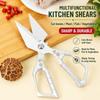 Heavy Duty Kitchen Scissors Ultra Sharp Meat Cutter Scissors Boning Scissors  For Hunting