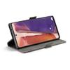 Für Samsung Galaxy Note20 Brieftasche Hülle AUTSPACE A01 Leder Ständerhülle mit RFID-blockierendem Kartenhalter